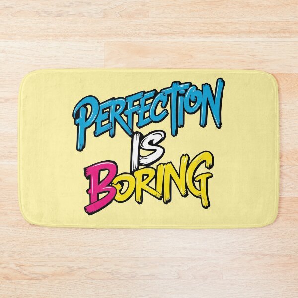 Item preview, Perfection is boring graffiti designed and sold by Mrwolf-designs.