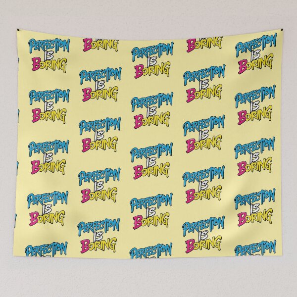 Item preview, Perfection is boring graffiti designed and sold by Mrwolf-designs.