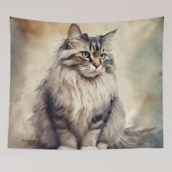 Item preview, Cat , original artwork,watercolor designed and sold by TrendyGenZArt.