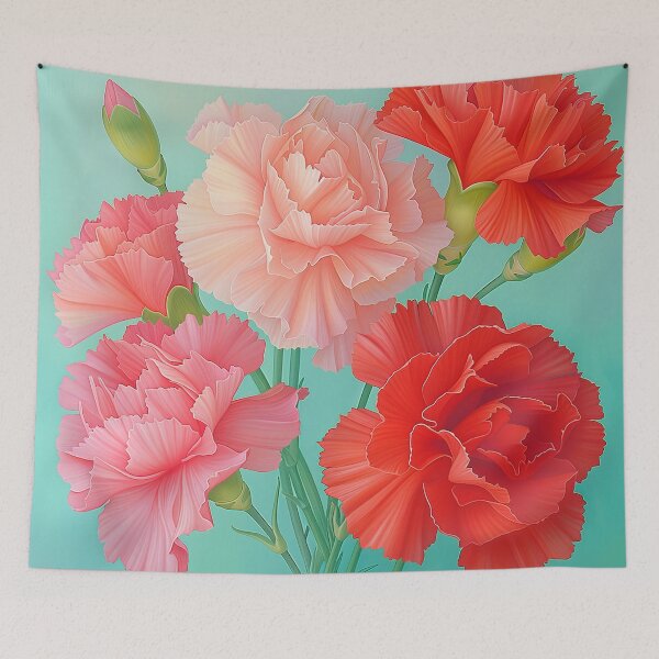 Item preview, Carnations designed and sold by HarperSkye.