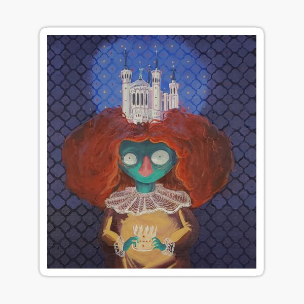 Dame Fourvière Sticker