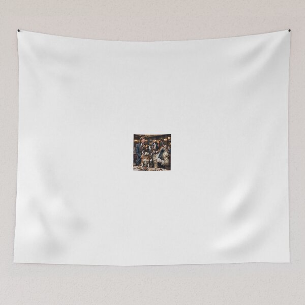 Item preview, Two St Bernards on romantic dinner date. designed and sold by Dawn Kavanagh.