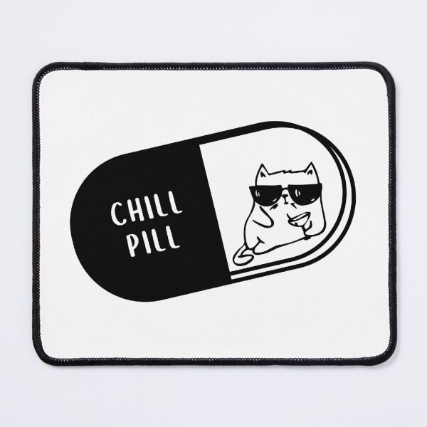 Item preview, vitamin chill pill (cat version) designed and sold by Spirit and Style.