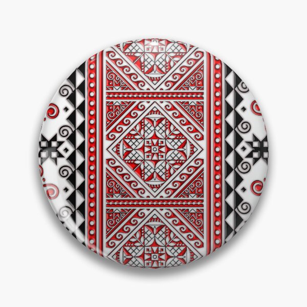 Item preview, Red and Black Vyshyvanka. Ukrainian Cross-Stitched/Embroidered Pattern Png designed and sold by Image NDesign.