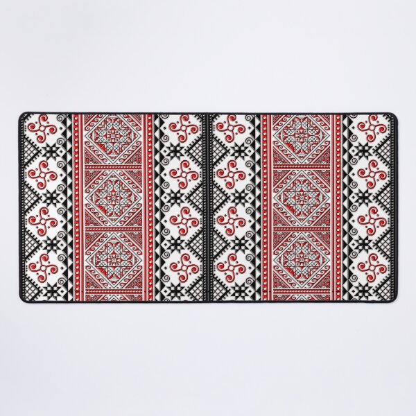 Item preview, Red and Black Vyshyvanka. Ukrainian Cross-Stitched/Embroidered Pattern Png designed and sold by Image NDesign.