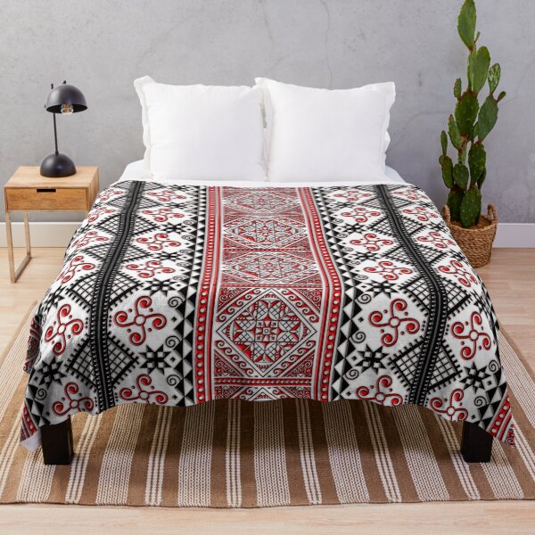 Item preview, Red and Black Vyshyvanka. Ukrainian Cross-Stitched/Embroidered Pattern Png designed and sold by Image NDesign.