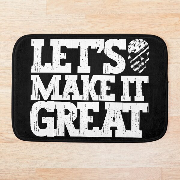 Item preview,  Let's Make It Great: Motivation & Positivity, 4th of july, american flag, white version, vintage style T-Shirt  designed and sold by DESIGNS-AK.