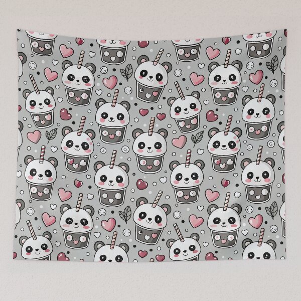 Item preview, panda bubble tea  designed and sold by jkrphoto.