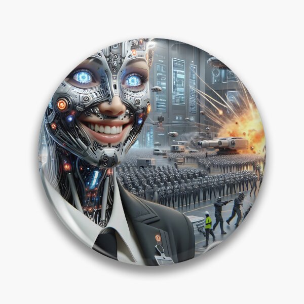 Item preview, Rebellion in the Cyborg Factory: The Rise of Artificial Sentience designed and sold by adena182.