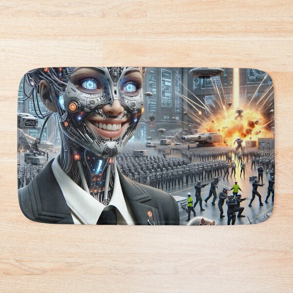 Item preview, Rebellion in the Cyborg Factory: The Rise of Artificial Sentience designed and sold by adena182.