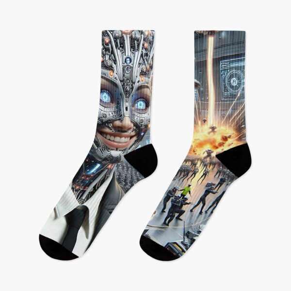 Item preview, Rebellion in the Cyborg Factory: The Rise of Artificial Sentience designed and sold by adena182.