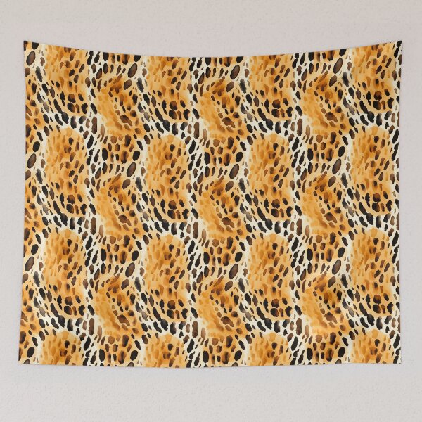 Item preview, Wavy watercolour leopard stains pattern designed and sold by 1enchik.