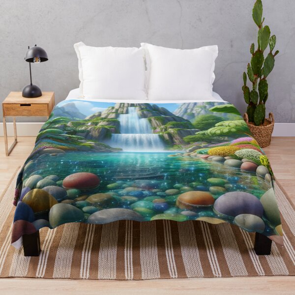 Item preview, Enchanted Waterfall Oasis Art designed and sold by Fashiospice07.