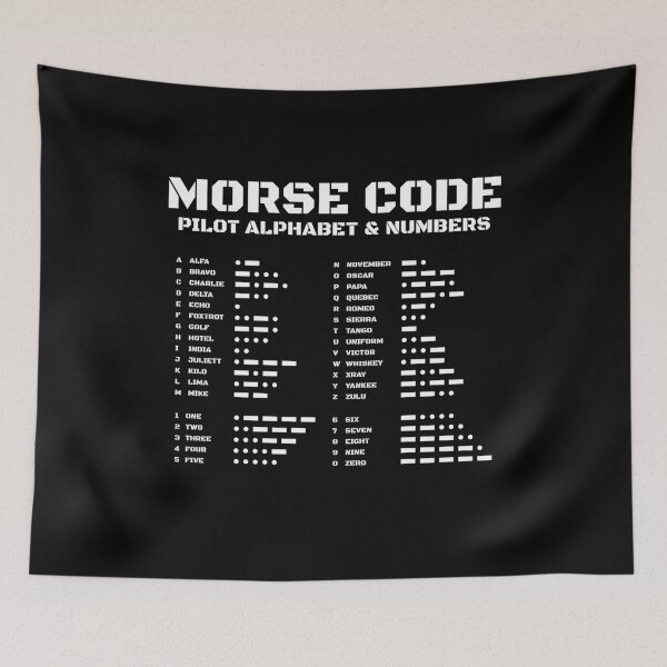 Item preview, Morse Code Charts Your Handy Reference for Flying designed and sold by AnnSign.
