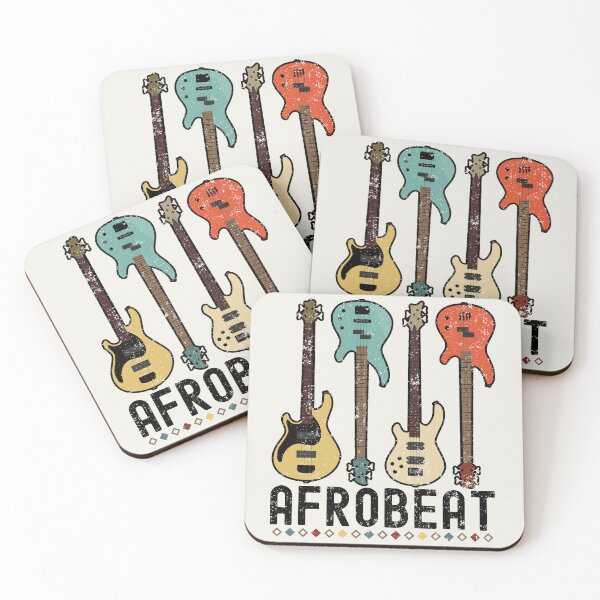 Item preview, Distressed Colorful Afrobeat Guitars | African Dance Music designed and sold by PearlMoonGrapes.