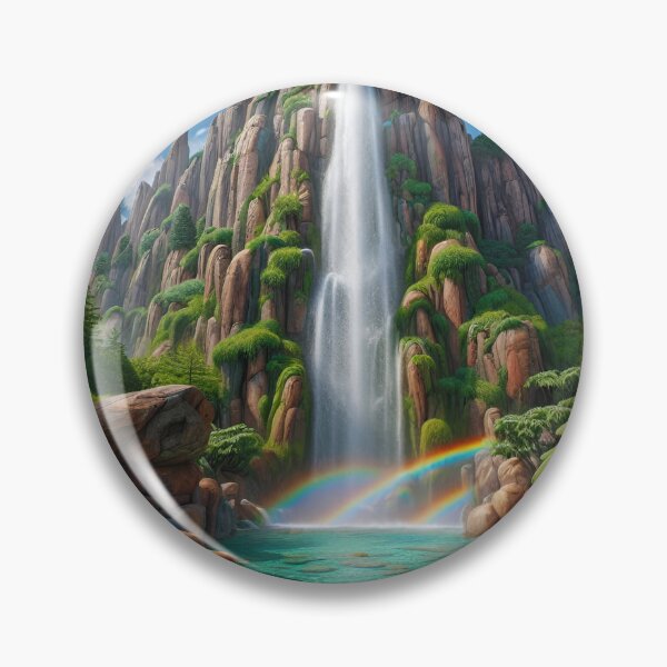 Item preview, Majestic Waterfall Rainbow Oasis designed and sold by Fashiospice07.