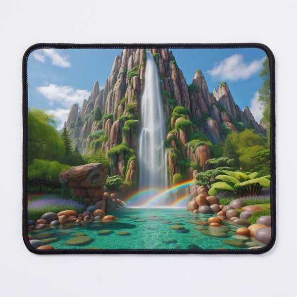 Item preview, Majestic Waterfall Rainbow Oasis designed and sold by Fashiospice07.