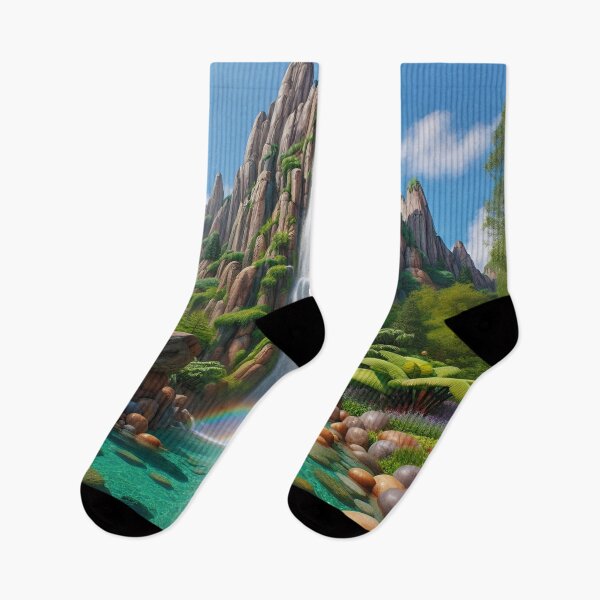 Item preview, Majestic Waterfall Rainbow Oasis designed and sold by Fashiospice07.