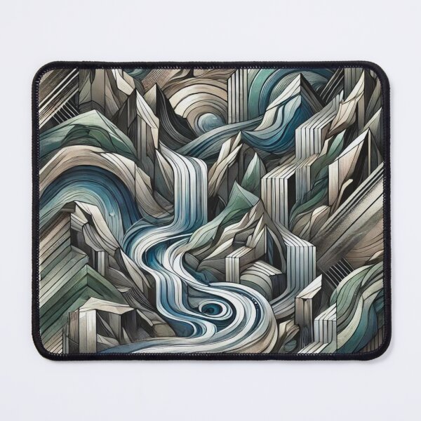 Item preview, Riverscape Geometry designed and sold by Marinaso.