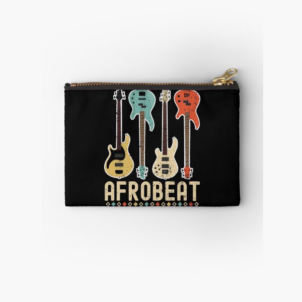 Item preview, Distressed Colorful Afrobeat Guitars | African Dance Music - Black designed and sold by PearlMoonGrapes.