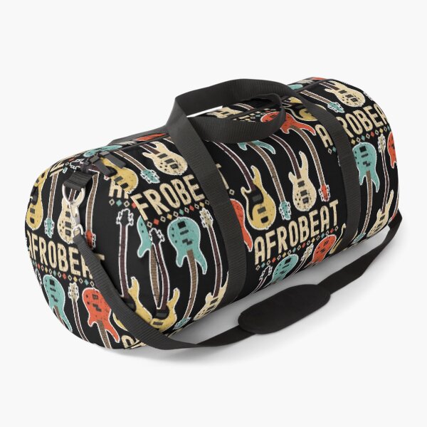 Item preview, Distressed Colorful Afrobeat Guitars | African Dance Music - Black designed and sold by PearlMoonGrapes.