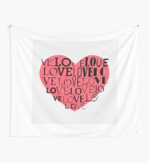 Heart background Wall Tapestry