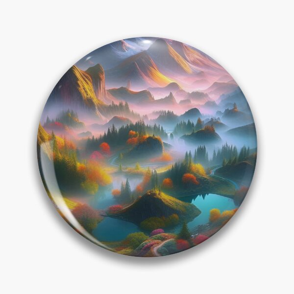 Item preview, Vibrant Mountain Dawn Art designed and sold by Fashiospice07.