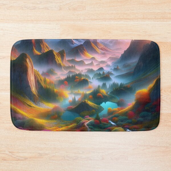 Item preview, Vibrant Mountain Dawn Art designed and sold by Fashiospice07.
