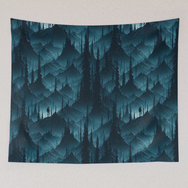Item preview, Midnight Pine Peaks designed and sold by Daniel Haddad.