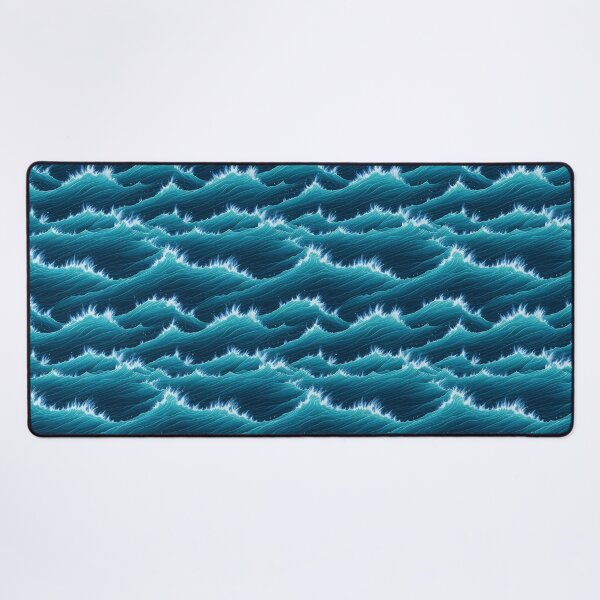 Item preview, Rhythmic Waves of the Deep Blue designed and sold by Daniel Haddad.