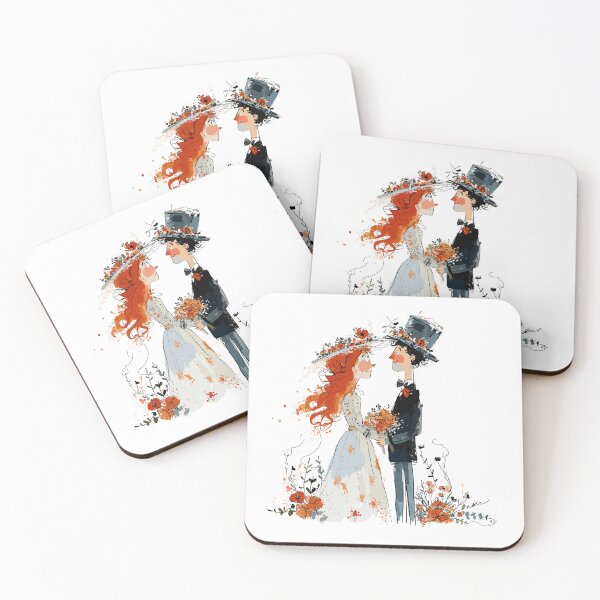 Item preview, Adorable Bride and Groom designed and sold by Liededrom..