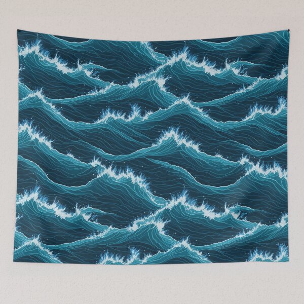 Item preview, Rolling Waves: Ocean's Eternal Dance designed and sold by Daniel Haddad.