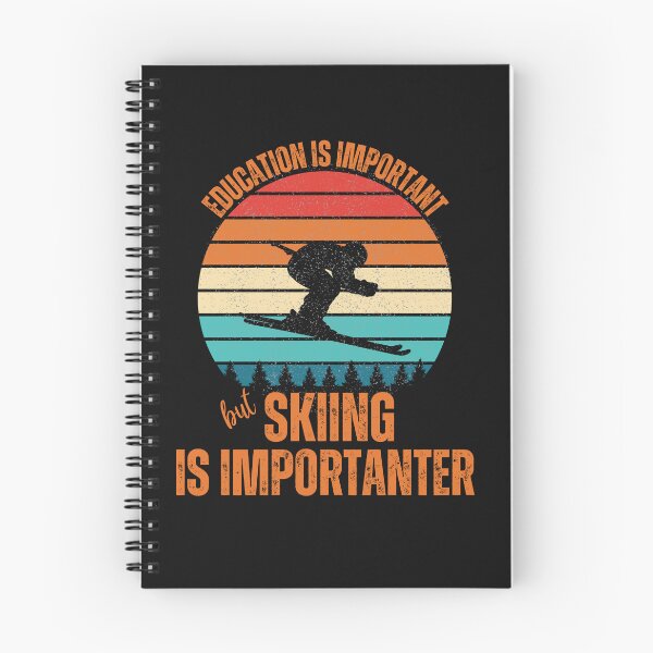 Item preview, Education Is Important But Skiing Is Importanter designed and sold by AlienOccupation.