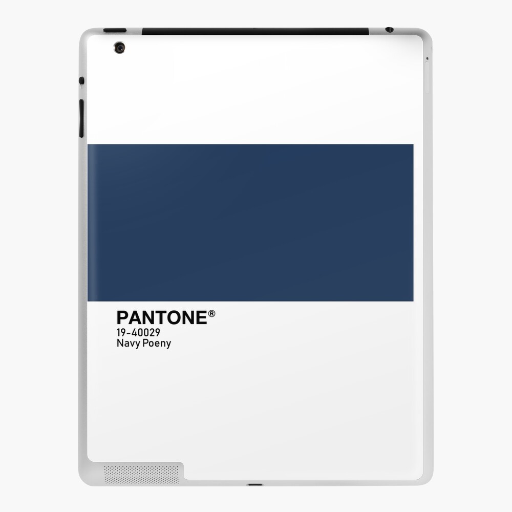 Pantone Navy Poeny iPad Case & Skin for Sale by scultura