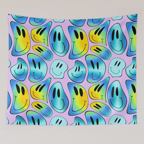 Item preview, Trippy Melting Smiley Face Rainbow designed and sold by SoulRising.