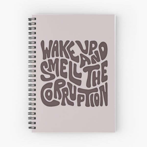 Item preview, Wake Up And Smell The Corruption Word Art designed and sold by Unhinged Heather.
