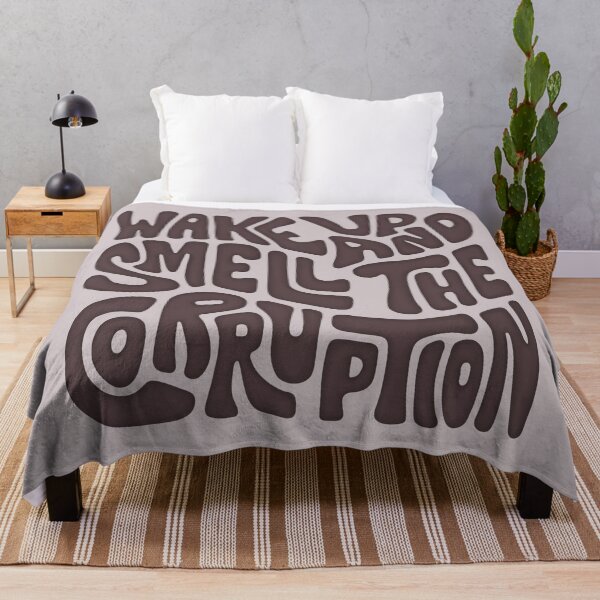 Item preview, Wake Up And Smell The Corruption Word Art designed and sold by Unhinged Heather.