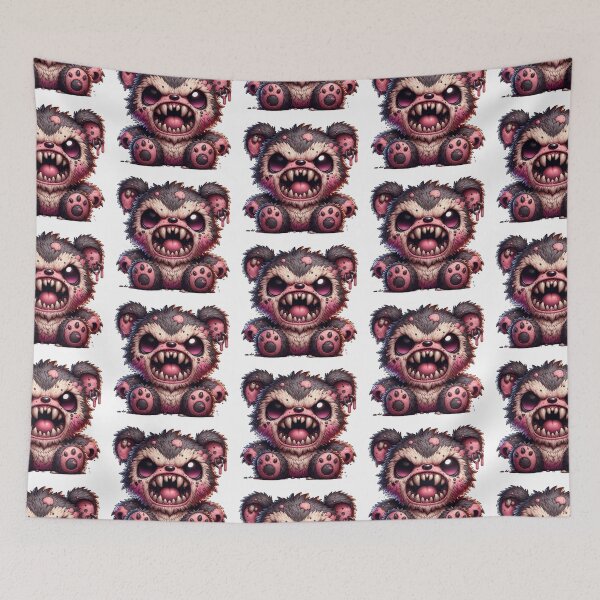 Item preview, Plush Kawaii Zombie Mutant Bear designed and sold by Redblackman.