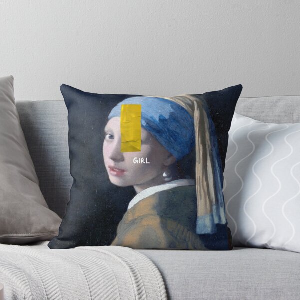 Item preview, Girl with the Pearl with graffiti designed and sold by MonsoonartsbyM.