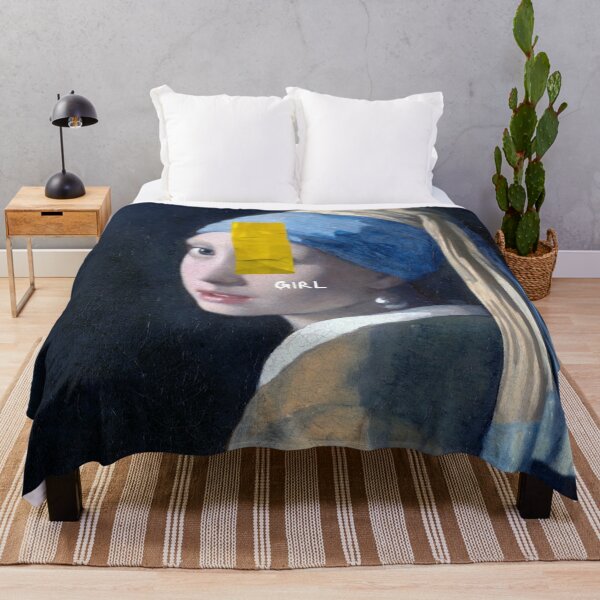 Item preview, Girl with the Pearl with graffiti designed and sold by MonsoonartsbyM.