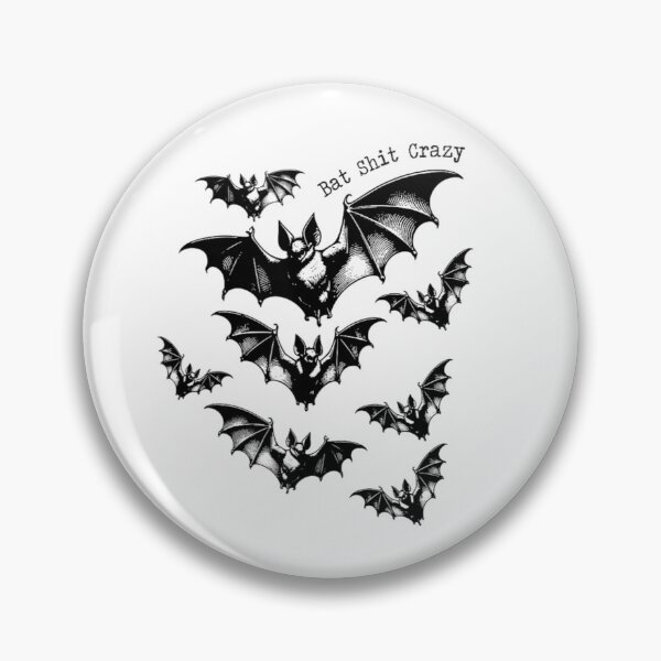 Item preview, Funny Bat Shit Crazy Spooky Halloween designed and sold by Adrian Kane.