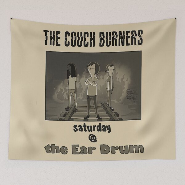 Item preview, The Couch Burners Concert Poster designed and sold by hyperfix8ion.