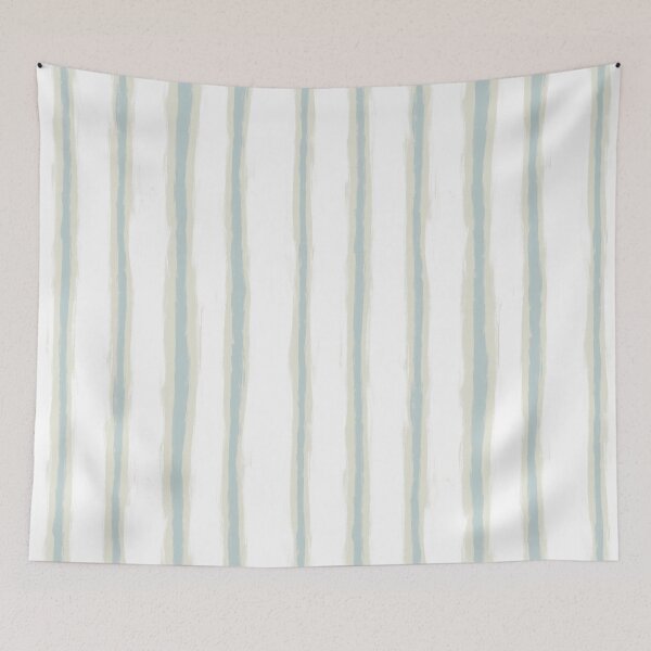 Item preview, Dry Brush Stripes - White  designed and sold by marialindemann.