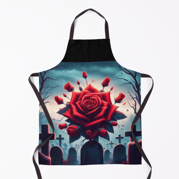Item preview, a red rose in a graveyard, inspired by: you' re like a rose in a graveyard Dramione quote designed and sold by EmeraldeaArt.