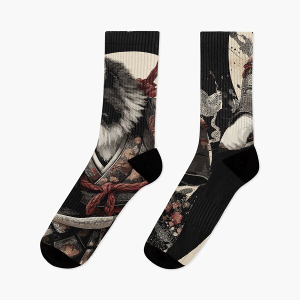 Item preview, Samurai Cat with Katana in Sumi-e Style designed and sold by diegomenjivar92.