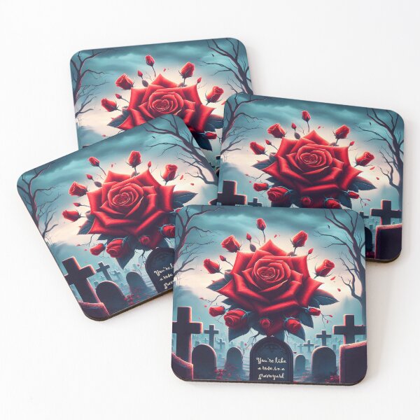 Item preview, Inspired by: you' re like a rose in a graveyard Dramione quote designed and sold by EmeraldeaArt.