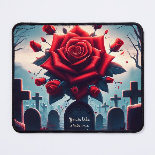 Item preview, Inspired by: you' re like a rose in a graveyard Dramione quote designed and sold by EmeraldeaArt.