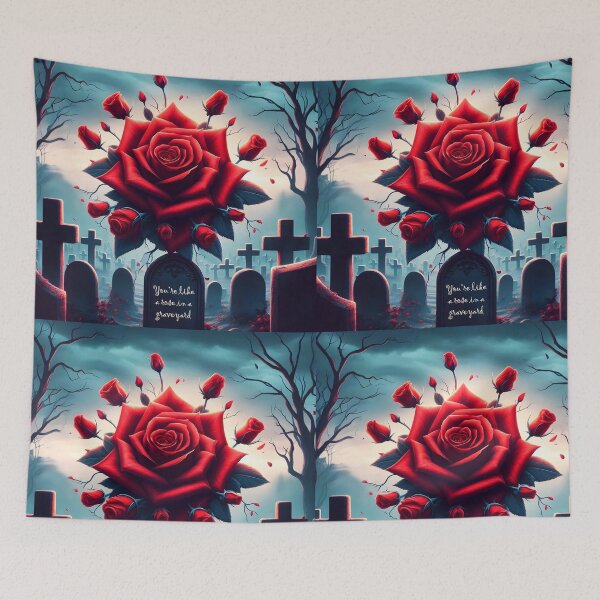 Item preview, Inspired by: you' re like a rose in a graveyard Dramione quote designed and sold by EmeraldeaArt.