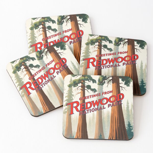 Item preview, Redwood National Park Postcard Vintage Retro Travel Vintage designed and sold by TravelPostcardGems.