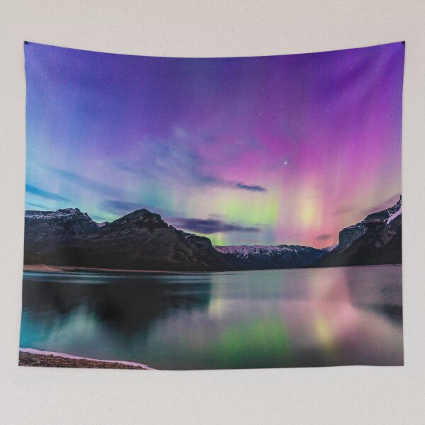 Item preview, Lake Minnewanka Northern Lights designed and sold by harodocore.